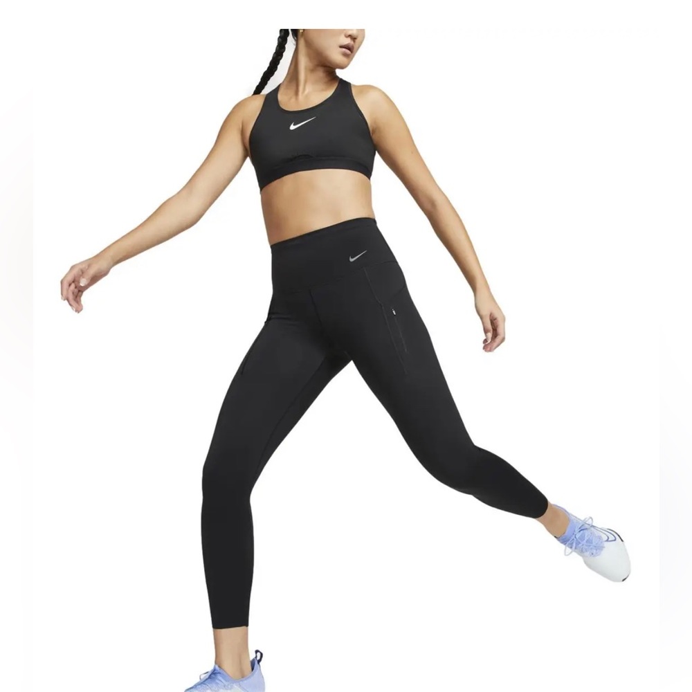 WOMENS NIKE GO W/ InfinaLock6 Pockets- New w/Tags -Black - Size S -MSRP $110